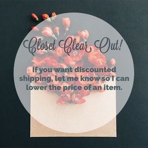Closet Clear Out this Weekend!