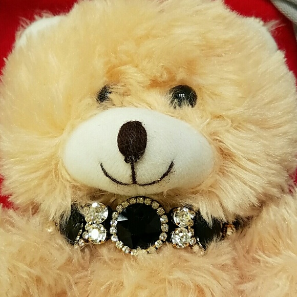 Elegant Choker Rhinestones diamond/ Black Velvet - Picture 2 of 4