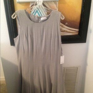 NWT Calvin Klein grey dress