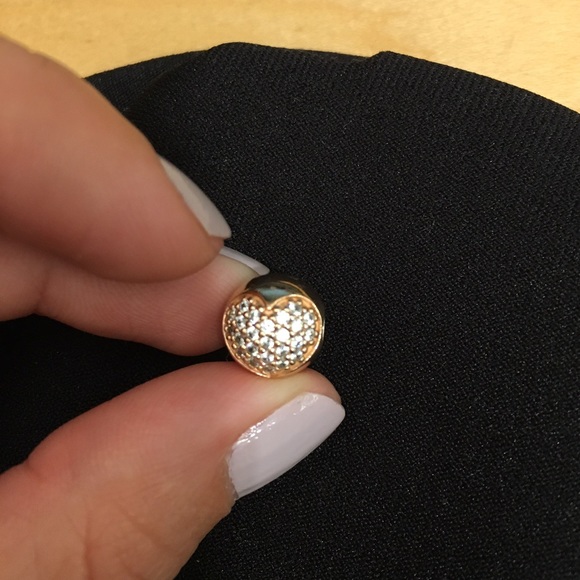 Love of My Life Clear CZ charm