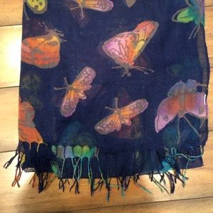 Old Navy butterfly scarf