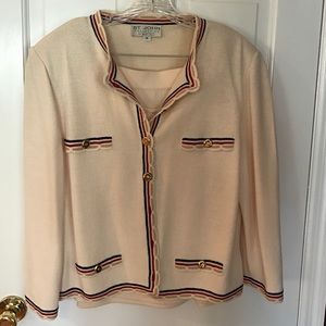 2 piece ST JOHN knit suit