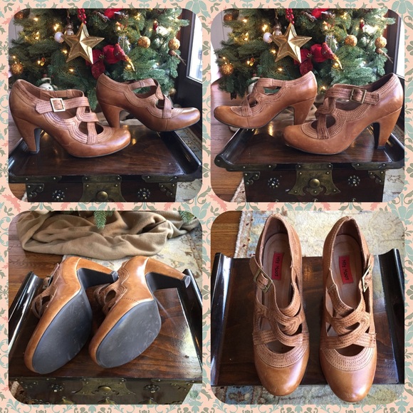 🍂Miz Mooz Vtg Pumps🍁Genuine Leather🐿Designer - Picture 4 of 5