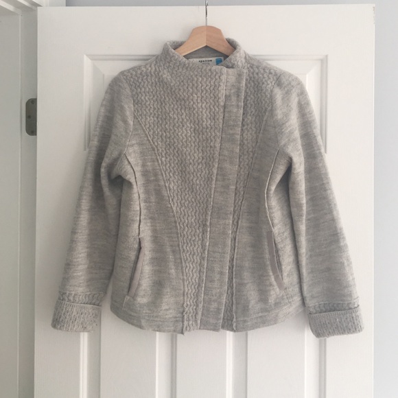 MOVING SALE Textured Wool Motorcycle Jacket