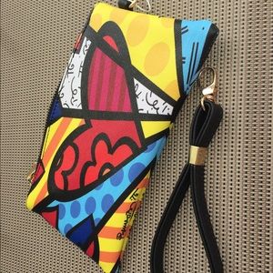 Romero Britto wristlet