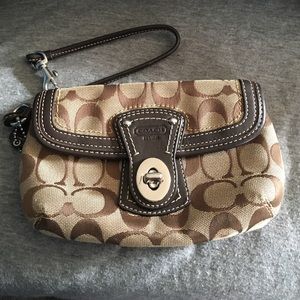 Authentic Coach wristlet
