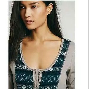 Free People Henley Sweater