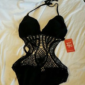 Beauty And The Beach Crochet Swimming Suit
