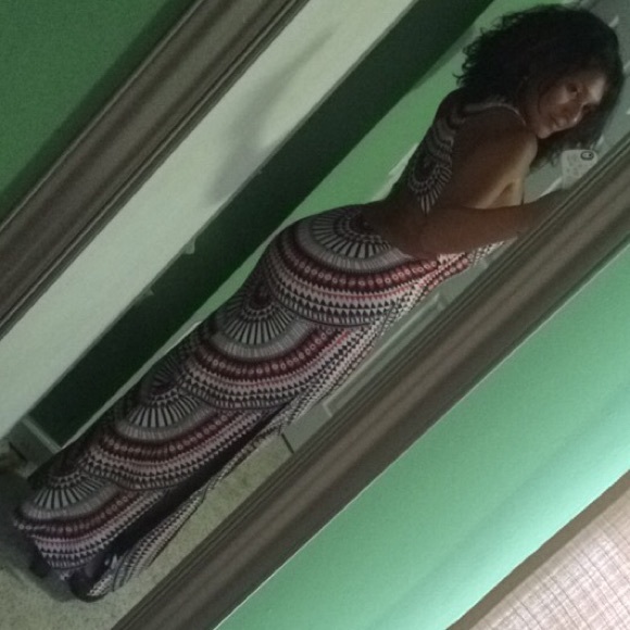 Aztec Tribal print Maxi Dress - Picture 2 of 4