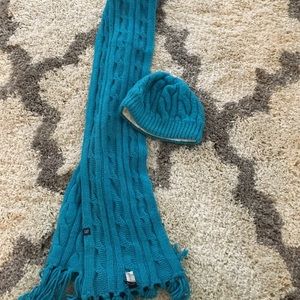 Matching scarf and hat