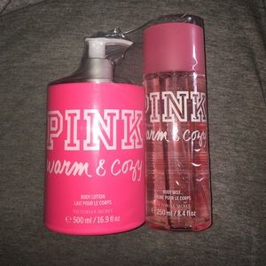 Pink lotion & spray