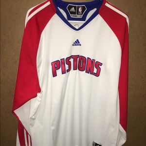 Detroit Pistons pre game warm up