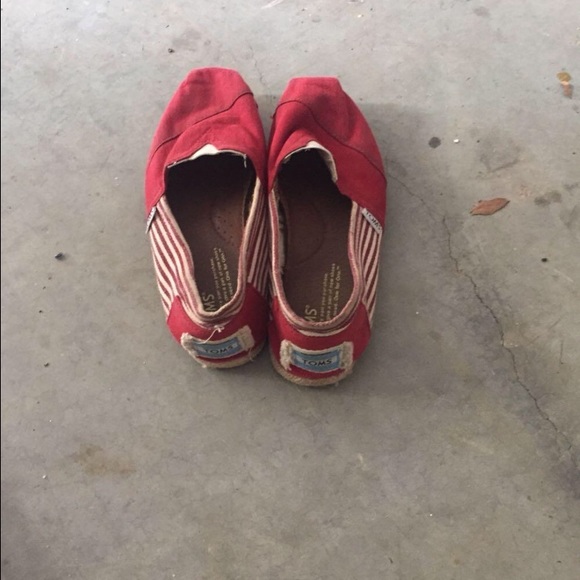 TOMS Classic Red Espadrilles