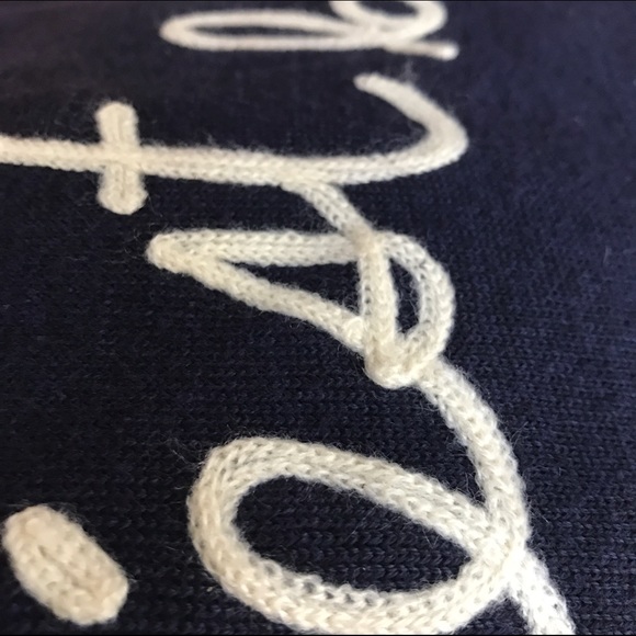 Adorable 'C'est la Vie' Navy Blue Sweater ❤️ - Picture 4 of 5