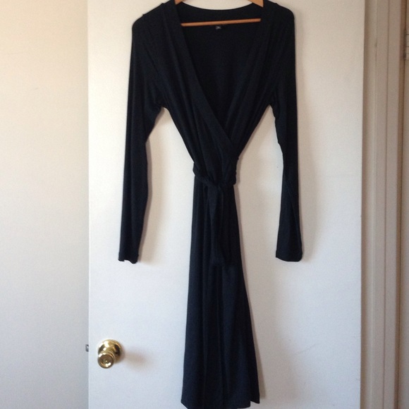Banana Republic Black Wrap Dress M