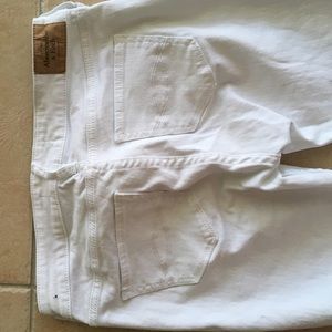 Abercrombie White Skinny Jeans
