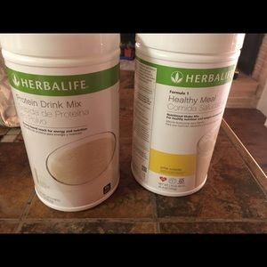 Herbalife shake and healthy meal