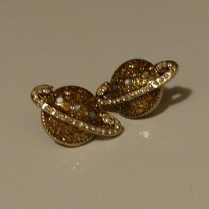 Betsey Johnson Saturn earrings