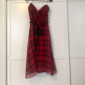 Betsey Johnson silk party dress.