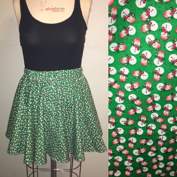 Handmade Holiday Circle Skirt - Picture 1 of 1