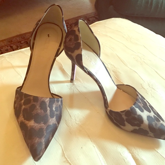 Jcrew leopard heels
