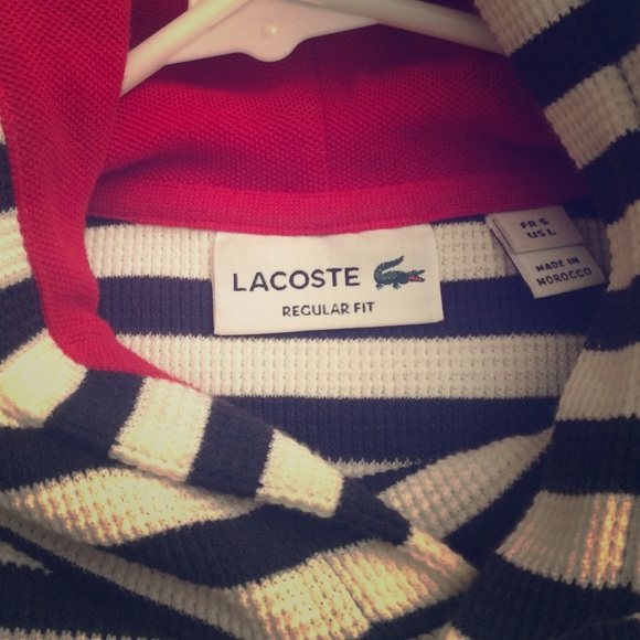 A thermal hoodie for Lacoste fans