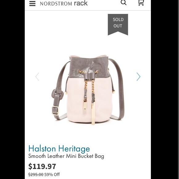 Halston Heritage Mini Bucket Bag