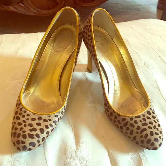Jcrew leopard heels