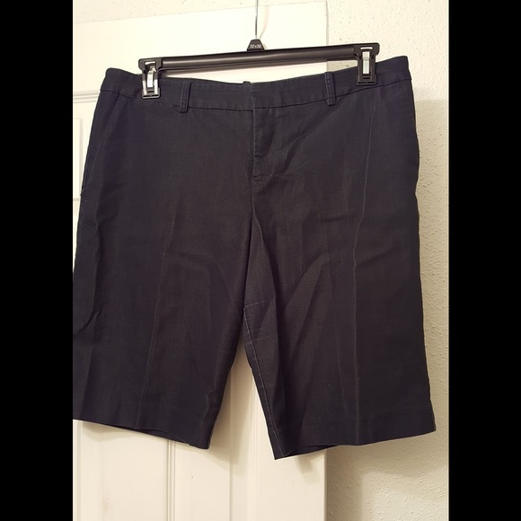 Dark denim shorts
