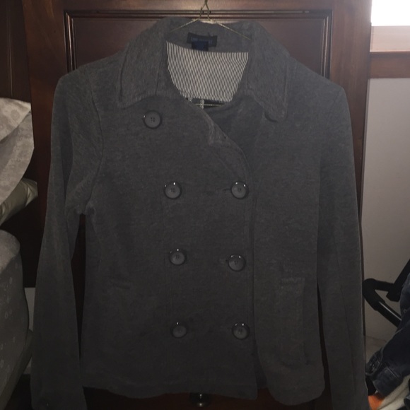 Love culture gray thin coat