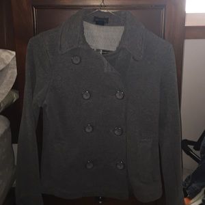 Love culture gray thin coat