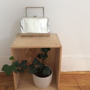 Silver Art Deco handbag