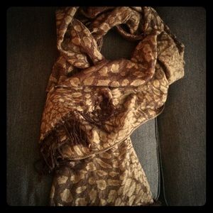 Subtle animal print scarf