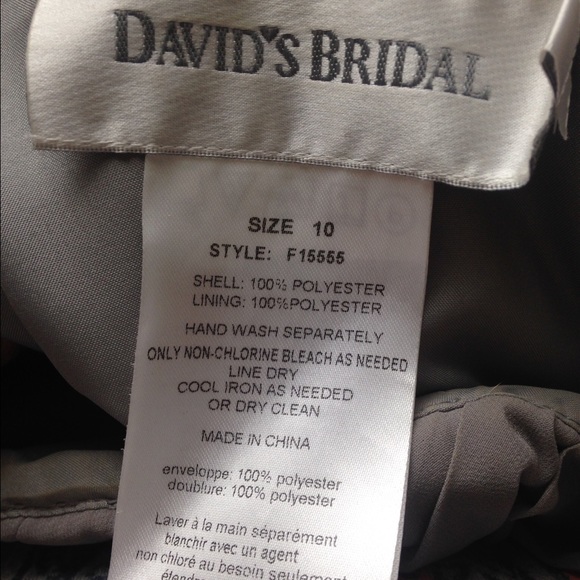 Davids Bridal Bridesmaid Dress - Picture 3 of 4