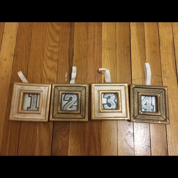 Table numbers 1-8
