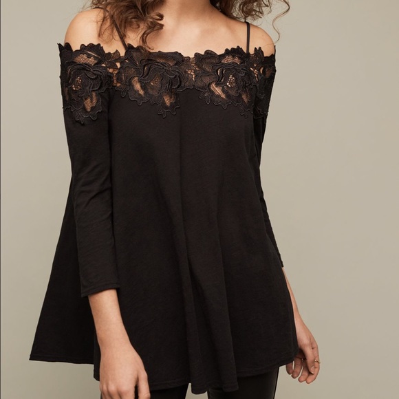 Laceline Off-The-Shoulder Top