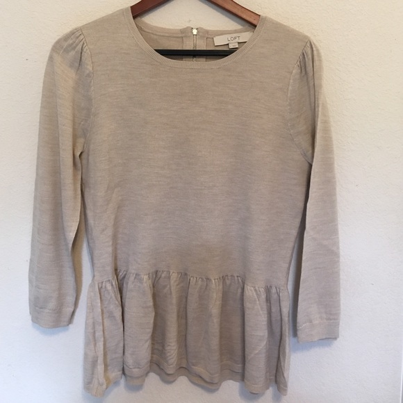 Peplum Sweater