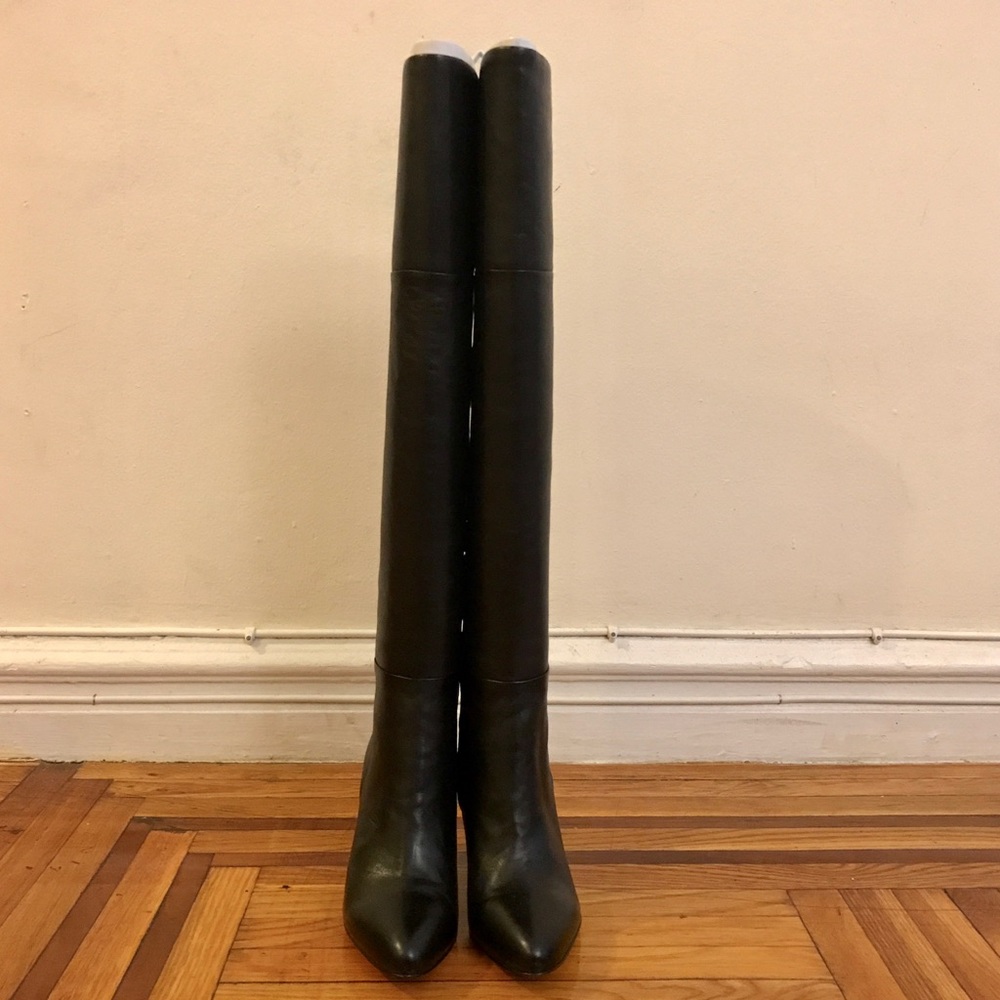 Coach Dalla Over The Knee Black Boots size 5.5 NEW - Picture 2 of 8