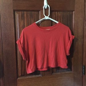 💥SALE💥Red T-shirt crop top