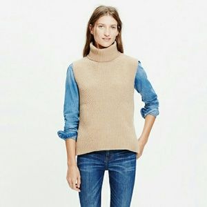 Madewell  Turtleneck Layering Sweater Vest Size XL