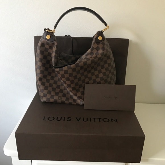 π«Sold β’ Duomo Hobo Damier Ebene Handbag - Picture 4 of 4