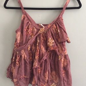 Free People ruffles top