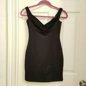 Tobi little black sweetheart off shoulder dress