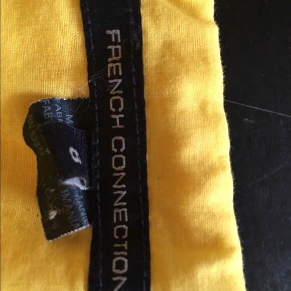 Yellow Strapless French Connection Dress - Picture 2 of 4