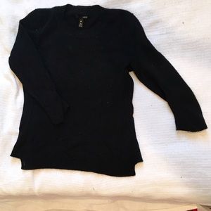 Black cashmere sweater