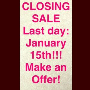 🔥💥CLOSET CLOSING SALE💥🔥