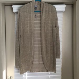CHICO'S TRAVELERS COLLECTION (KILEY) CARDIGAN SZ 3
