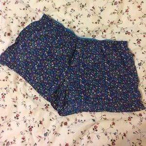 Blue Pajama Shorts size M