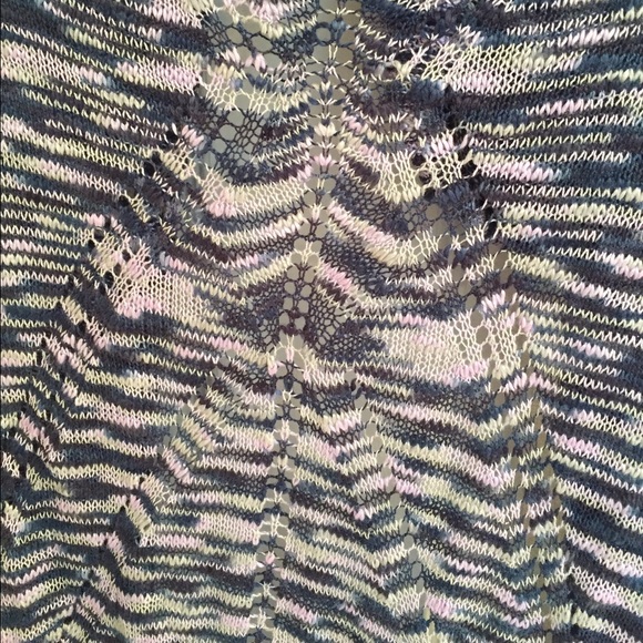 Young threads NYC blue lilac cardigan sweater - Picture 3 of 4