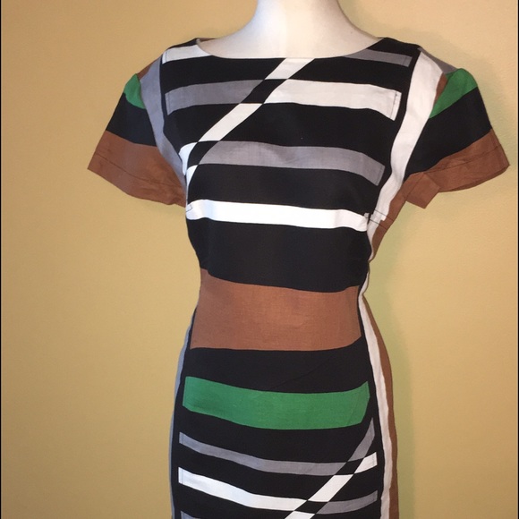 Derek Lam Multi color blocked short dress